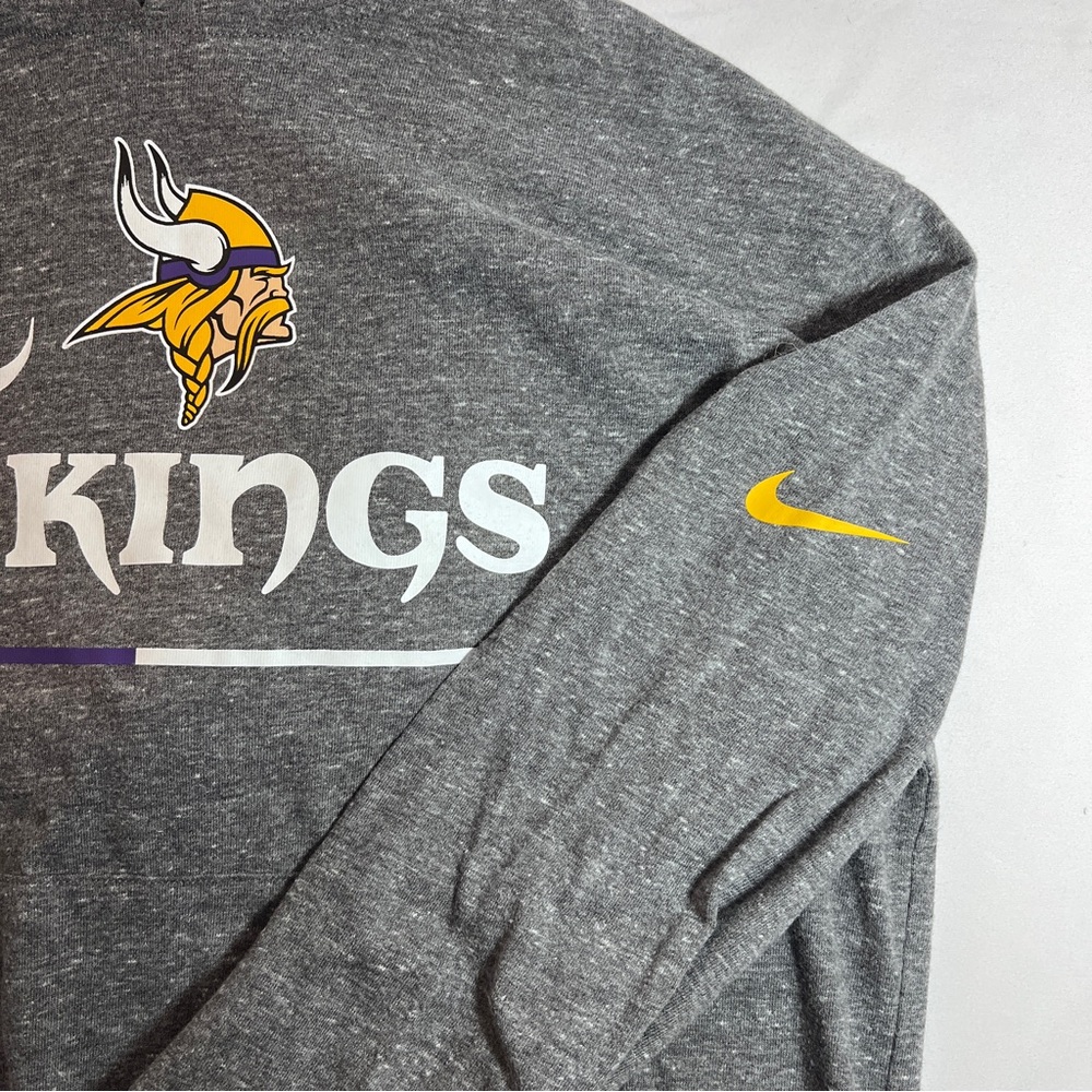 Nike Minnesota Vikings Hoodie Size Small - Grey Color - Picture 5 of 7